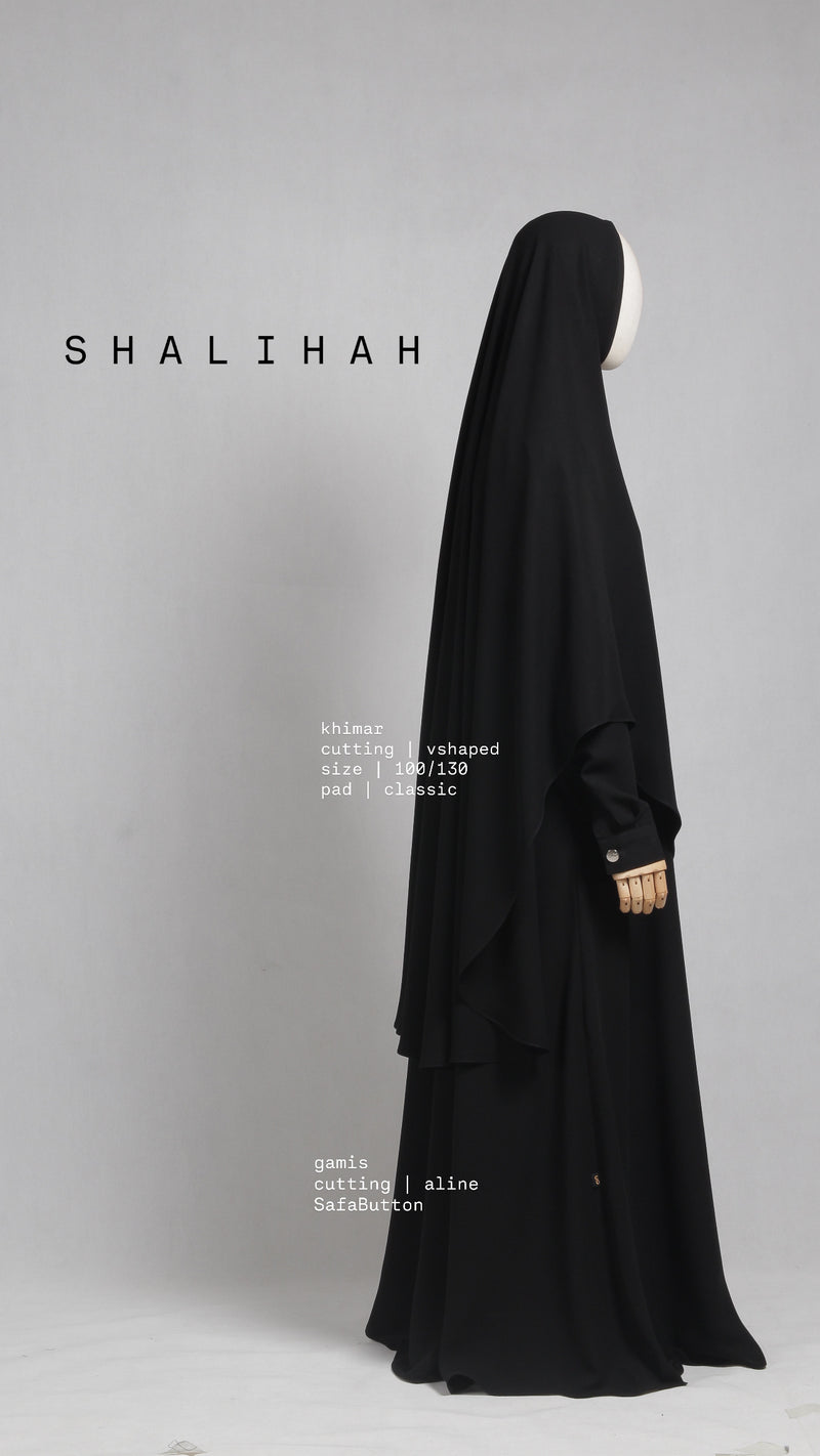 SHALIHAH KHIMAR BLACK 100