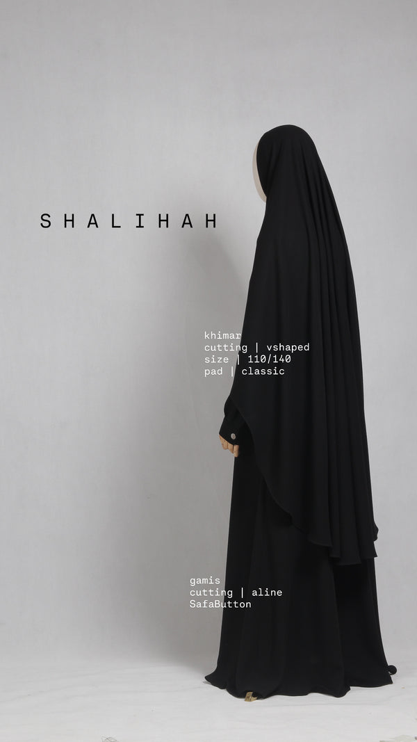 SHALIHAH KHIMAR BLACK 110