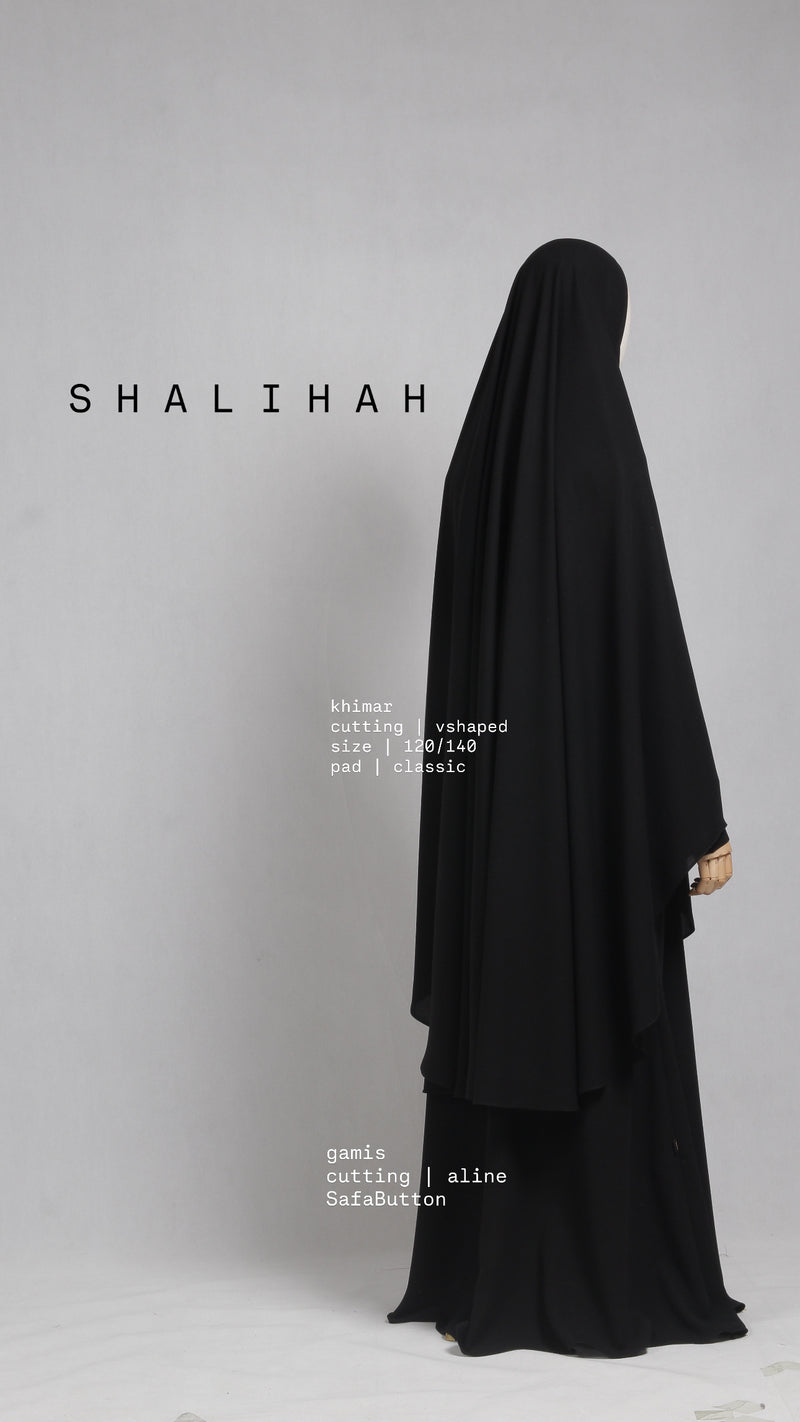 SHALIHAH KHIMAR BLACK 120