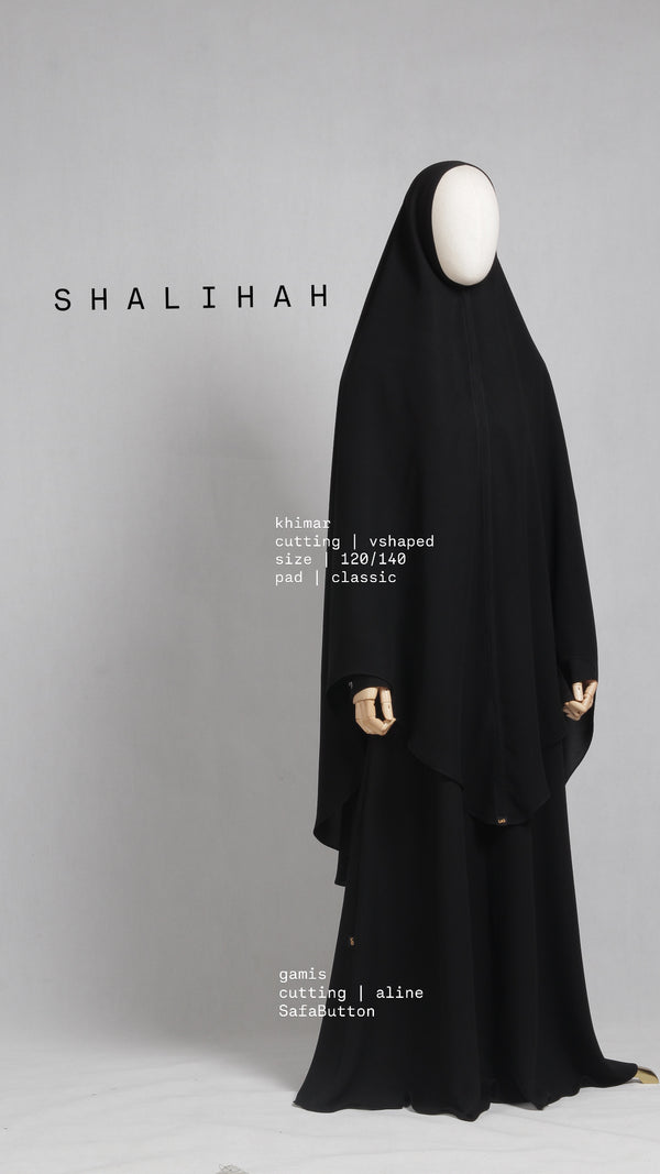 SHALIHAH KHIMAR BLACK 120