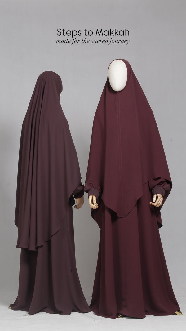 STEP TO MAKKAH KHIMAR WINE BERRY
