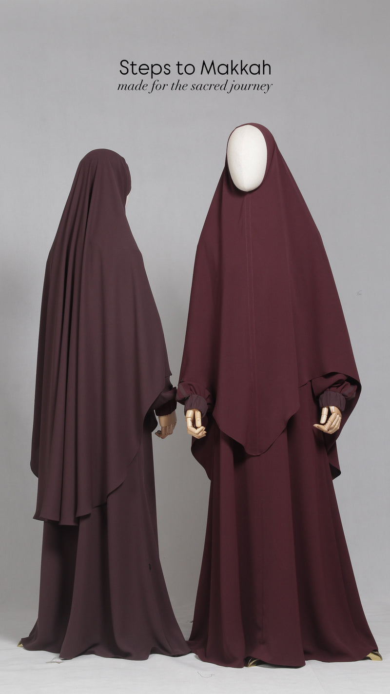STEP TO MAKKAH KHIMAR WINE BERRY