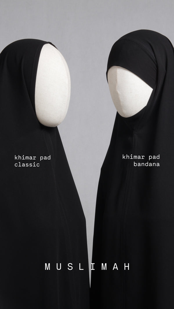 MUSLIMAH KHIMAR BLACK