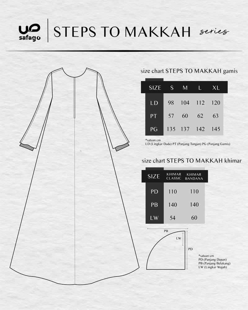 STEP TO MAKKAH GAMIS PUCE