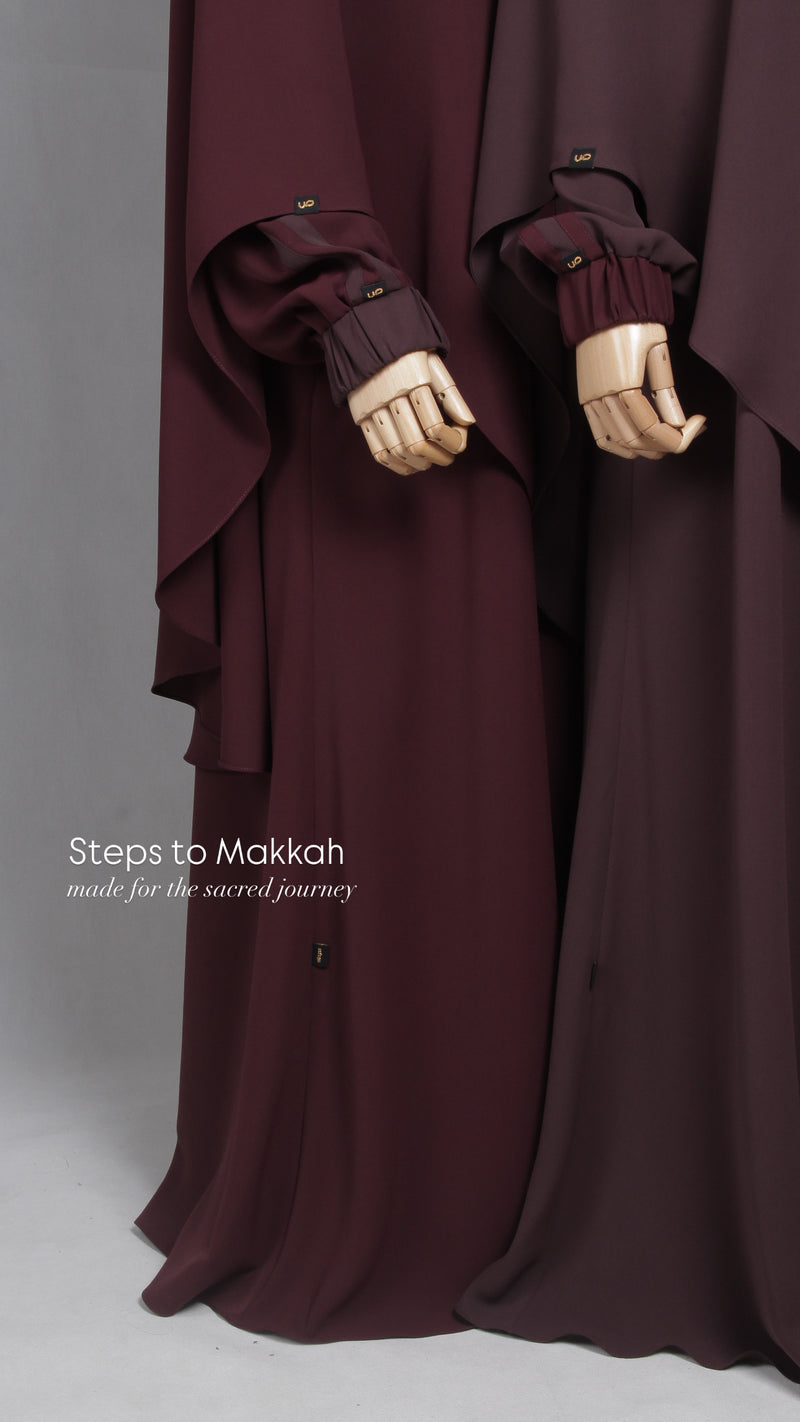 STEP TO MAKKAH KHIMAR WINE BERRY
