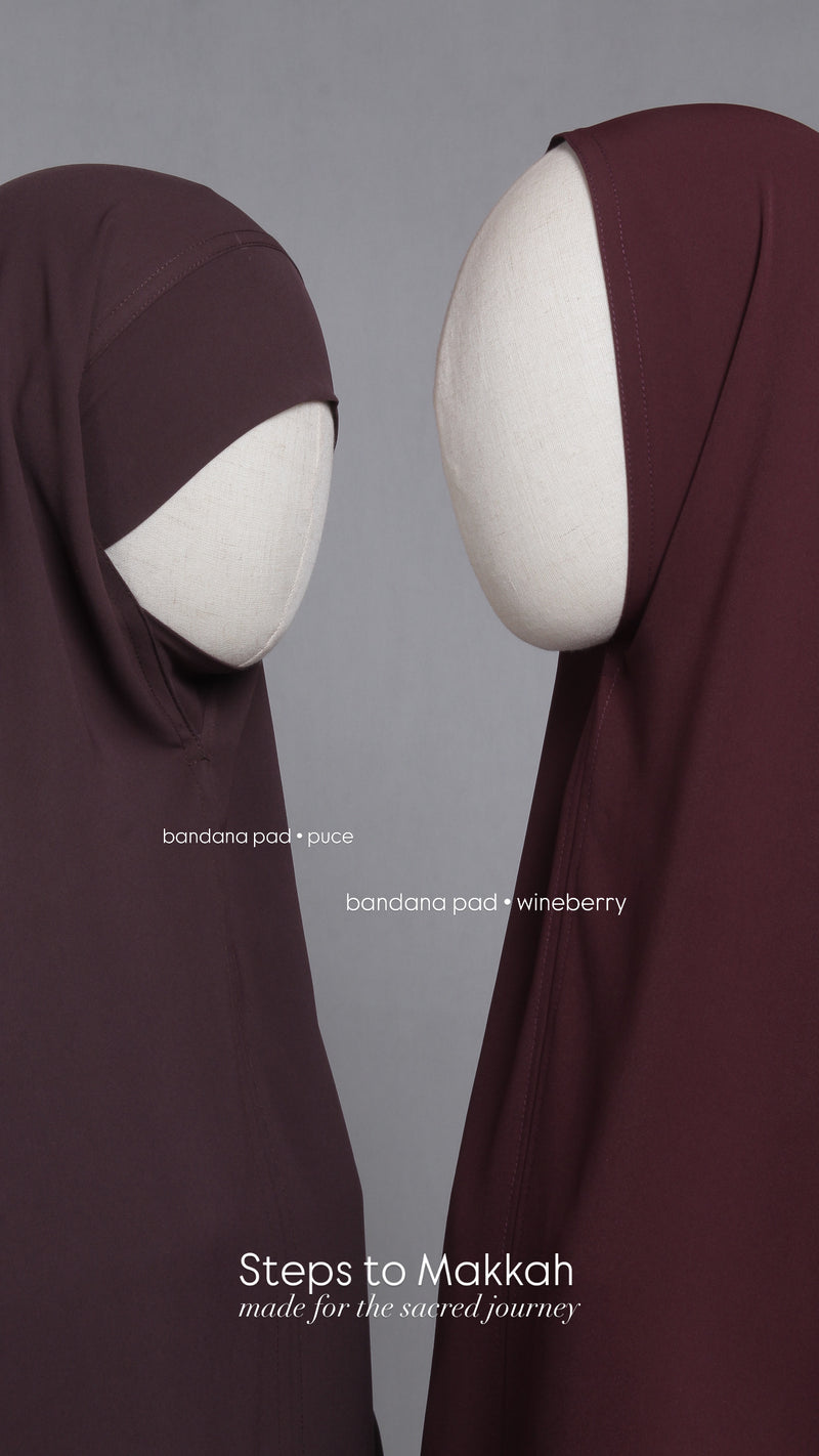 STEP TO MAKKAH KHIMAR WINE BERRY