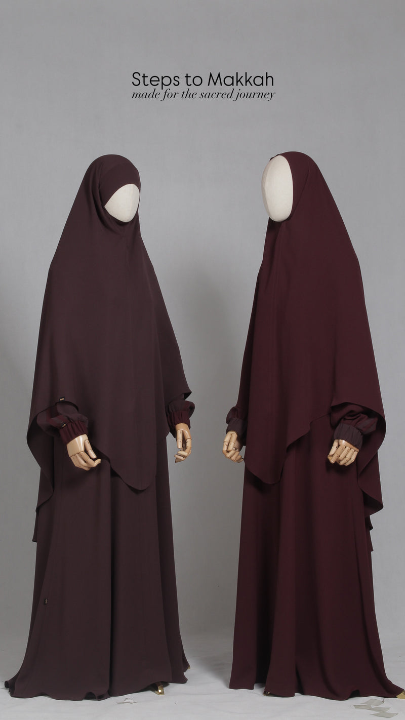 STEP TO MAKKAH KHIMAR WINE BERRY