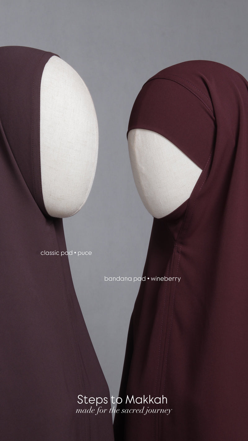 STEP TO MAKKAH KHIMAR WINE BERRY