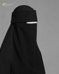 AL SAHLAA NIQAB BLACK