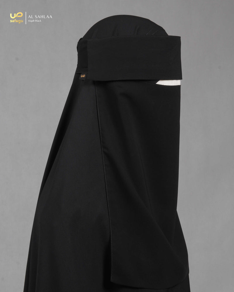 AL SAHLAA NIQAB BLACK