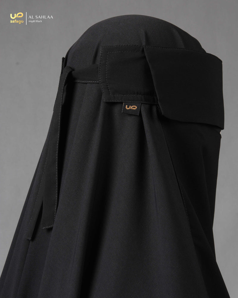AL SAHLAA NIQAB BLACK