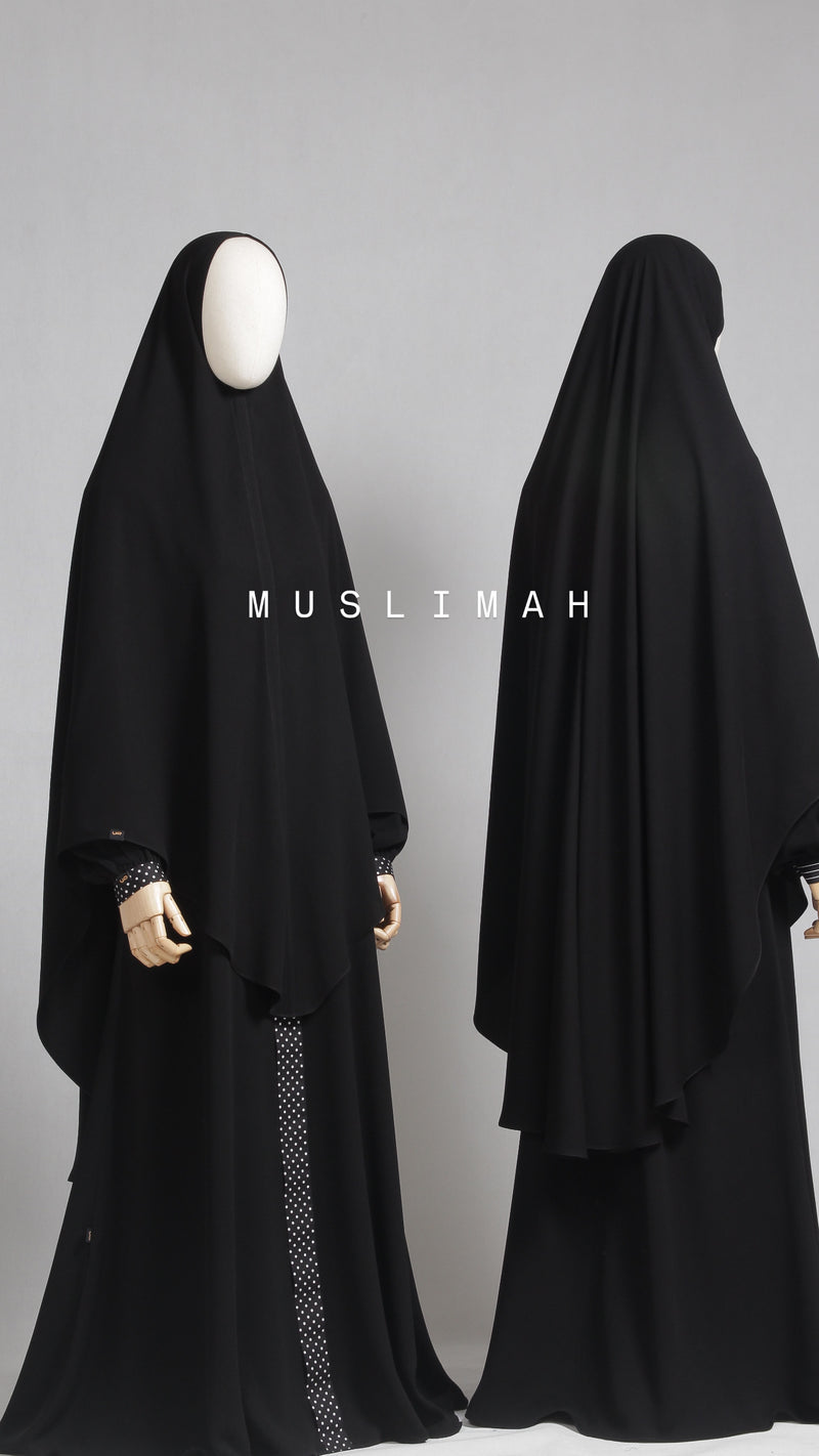 MUSLIMAH KHIMAR BLACK