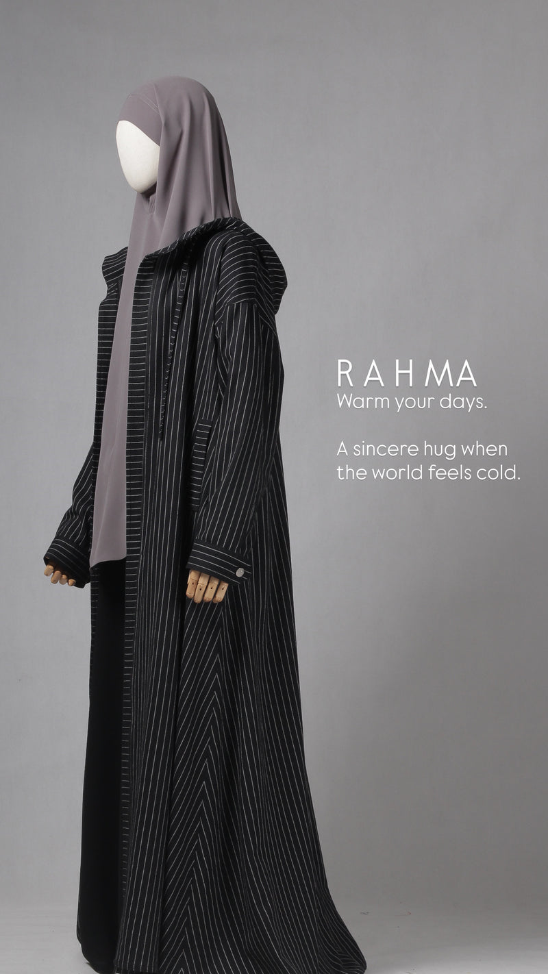 RAHMA KHIMAR BLACK LAVA