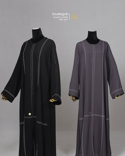 DZULHIJJAH 1445 SPARK ABAYA BLACK ASWAD