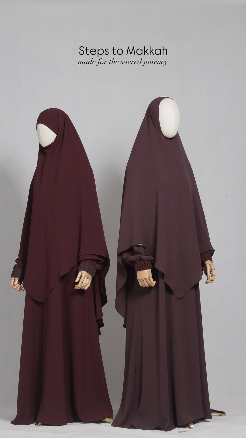 STEP TO MAKKAH KHIMAR WINE BERRY