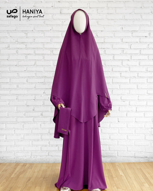 Haniya Khimar Eggplant