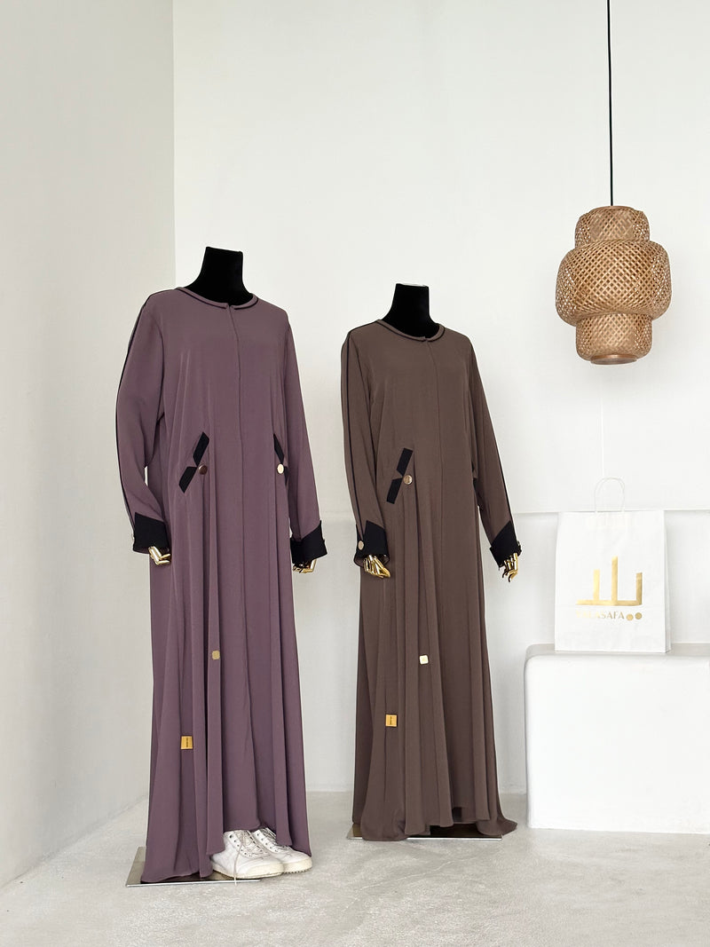 RAMADHAN 1445 SHINE ABAYA PEPPERCORN