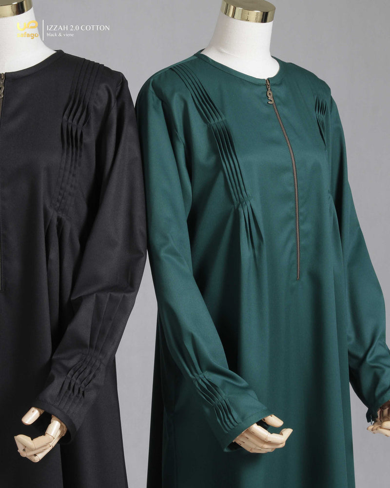 IZZAH 2.0 COTTON GAMIS BLACK
