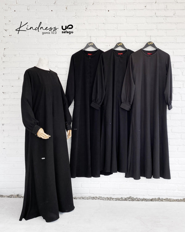 Kindness Gamis 10.0 Shafa Silver Black