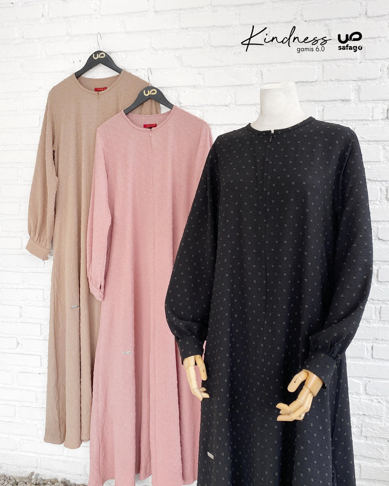 Kindness Gamis 6.0 Shafa Silver Black