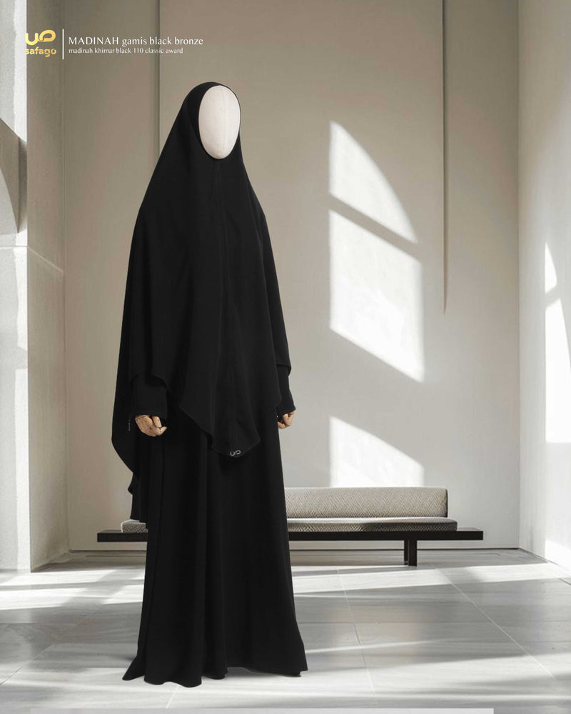 MADINAH KHIMAR BLACK 110