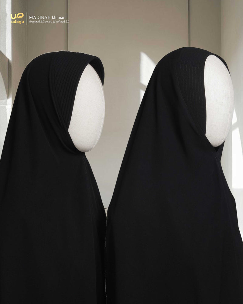 MADINAH KHIMAR BLACK 110
