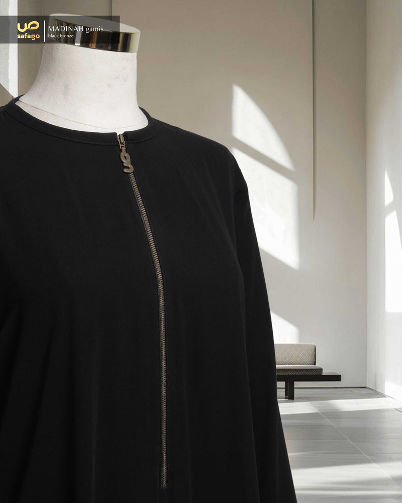 MADINAH GAMIS BLACK BRONZE
