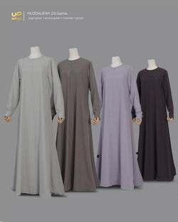 MUZDALIFAH 2.0 GAMIS SMOKE GREEN