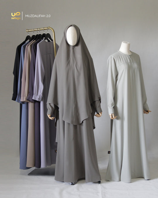 MUZDALIFAH 2.0 GAMIS SMOKE GREEN