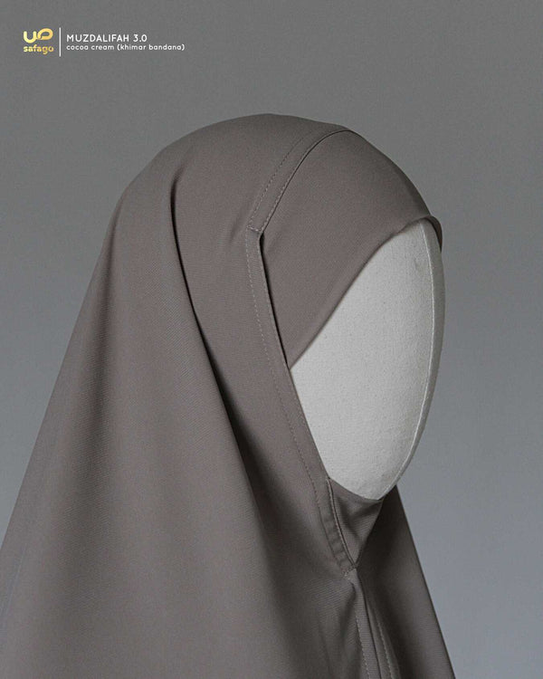 MUZDALIFAH 3.0 KHIMAR COCOA CREAM NONSPLIT