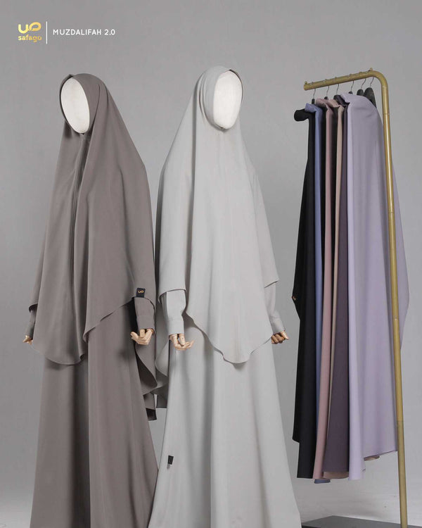 MUZDALIFAH 2.0 KHIMAR SAGE GREEN