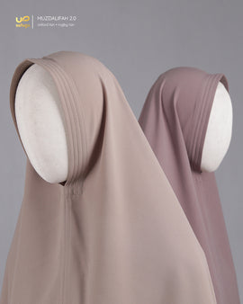 MUZDALIFAH 2.0 KHIMAR OXFORD TAN