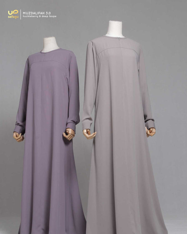 MUZDALIFAH 3.0 GAMIS DEEP TAUPE