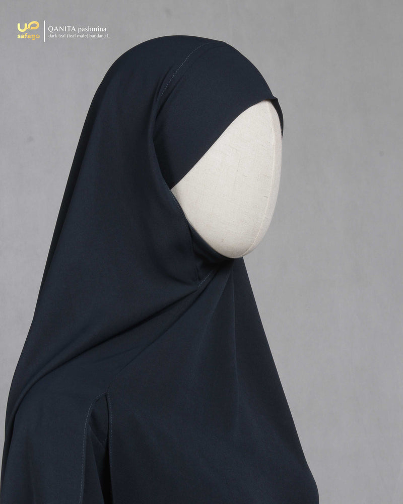 QANITA PASHMINA TEAL MATE