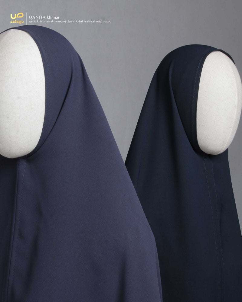 QANITA KHIMAR TEAL MATE