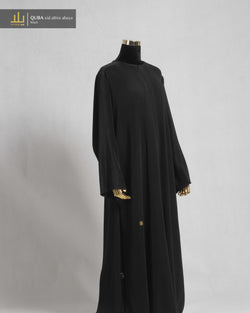 QUBA EID ATTIRE ABAYA BLACK