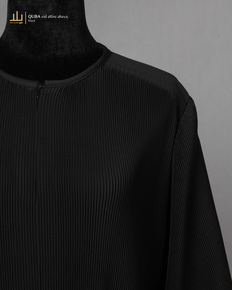 QUBA EID ATTIRE ABAYA BLACK