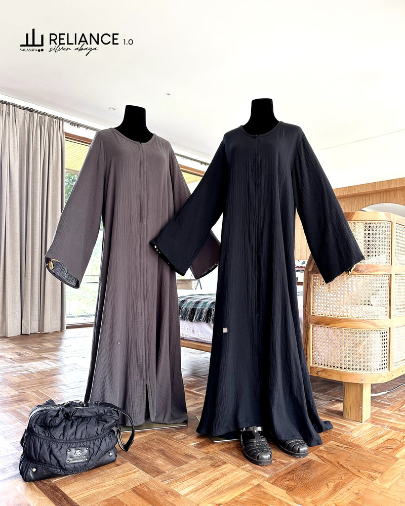 RELIANCE 1.0 SILVER ABAYA GRAY