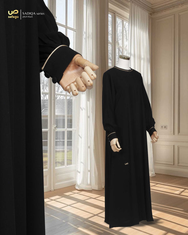 SADIQA GAMIS PITCH BLACK