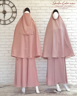 SHAFACOLOR KHIMAR NONSPLIT CORAL NONPAD
