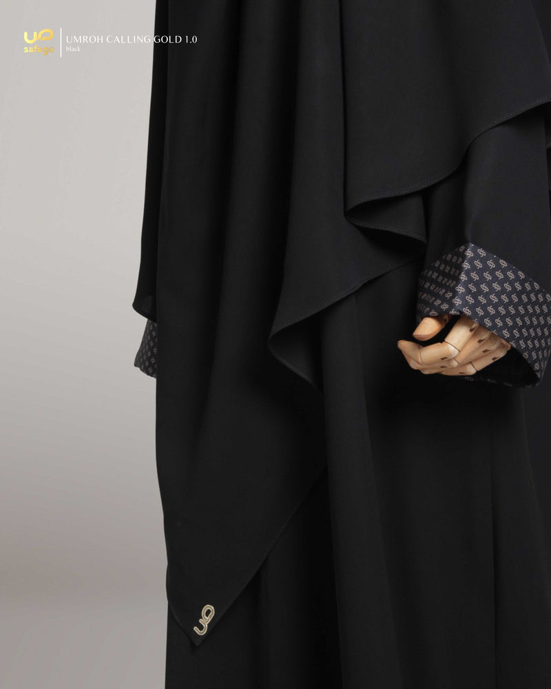 UMROH CALLING GOLD 1.0 GAMIS BLACK