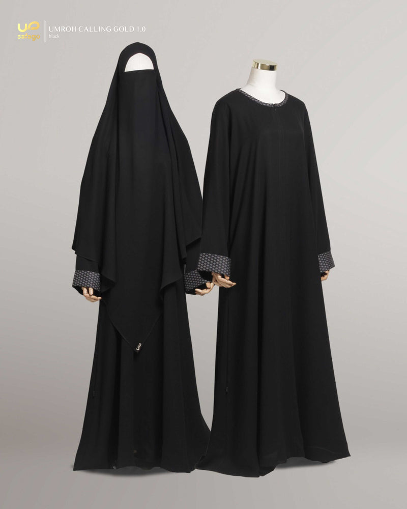 UMROH CALLING GOLD 1.0 GAMIS BLACK