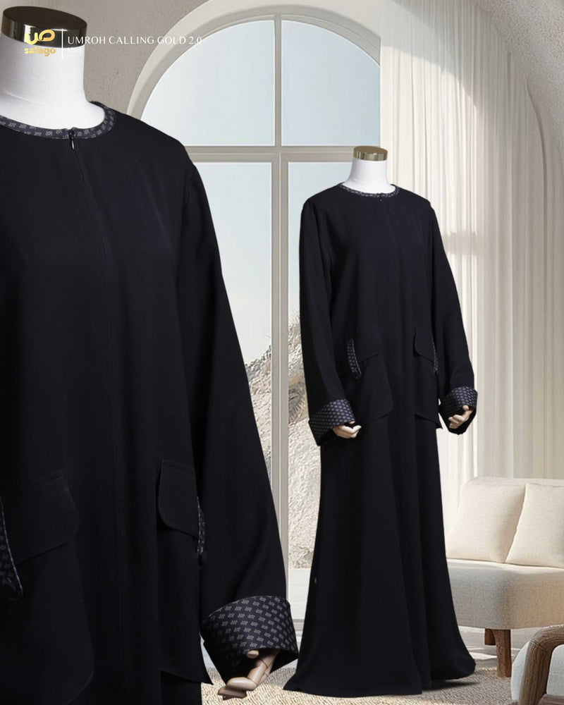 UMROH CALLING GOLD 2.0 GAMIS BLACK