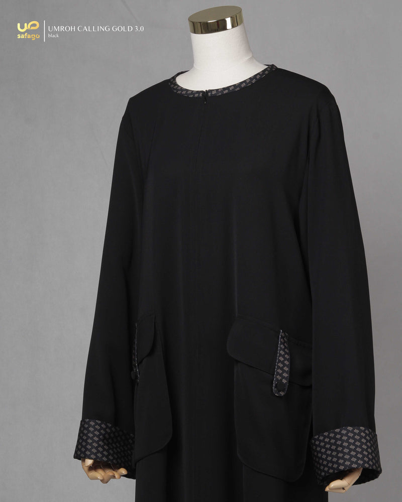 UMROH CALLING GOLD 3.0 GAMIS BLACK