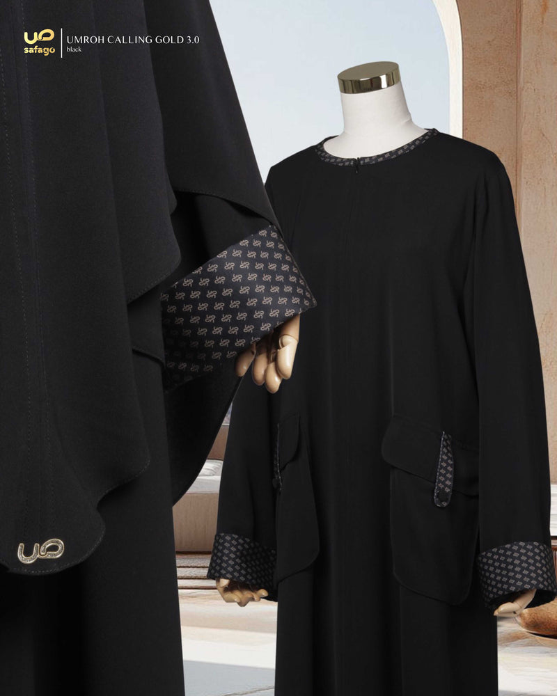 UMROH CALLING GOLD 3.0 GAMIS BLACK