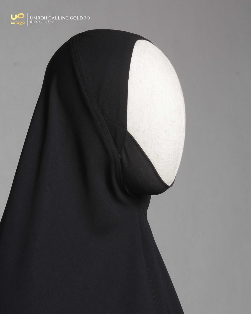 UMROH CALLING GOLD 3.0 KHIMAR BLACK
