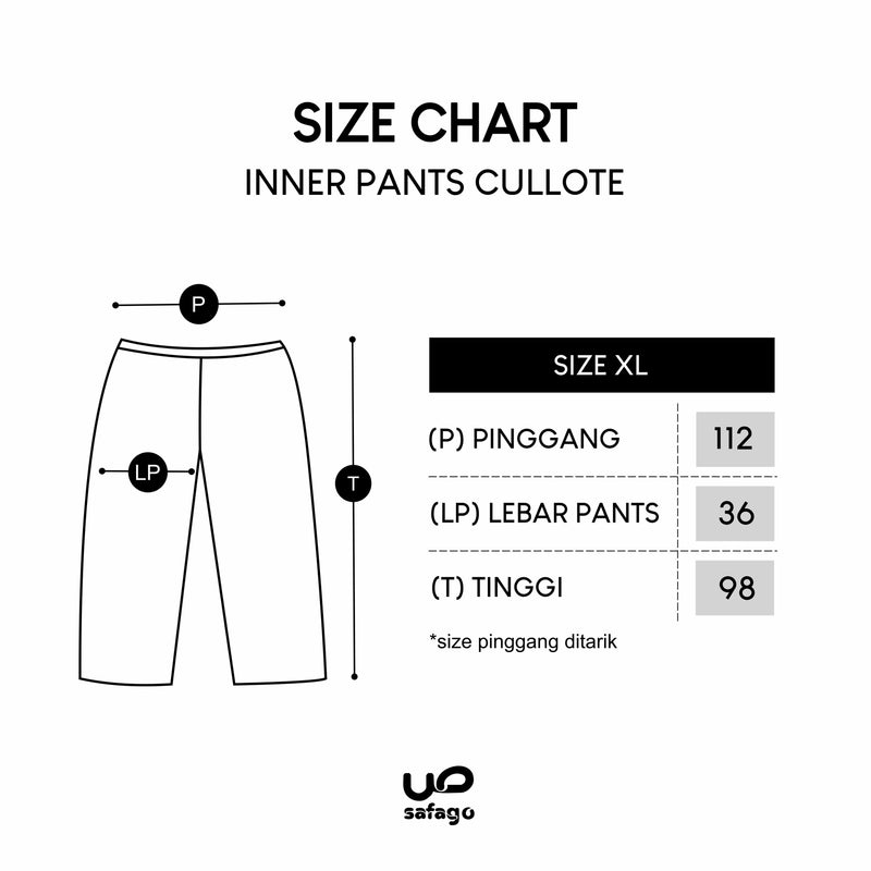 INNER PANTS CULLOTE BLACK