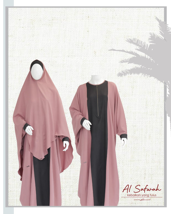 AL SAFWAH ABAYA ROSE