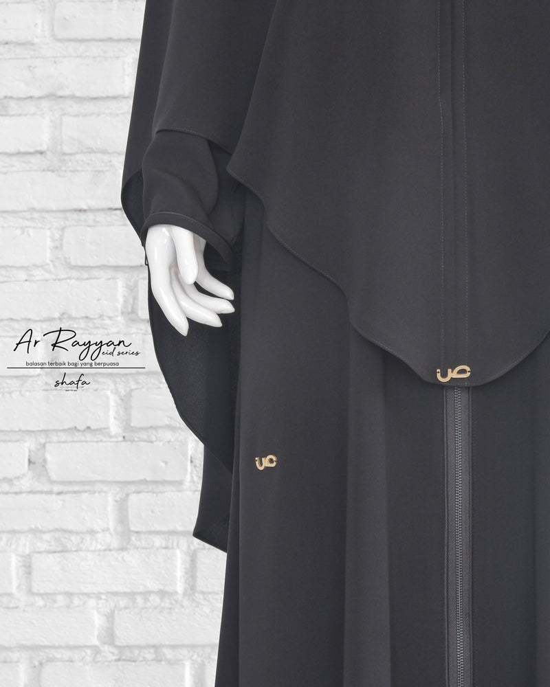 AR RAYYAN KHIMAR BLACK