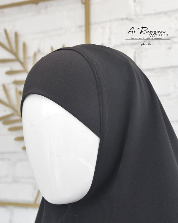 AR RAYYAN KHIMAR BLACK